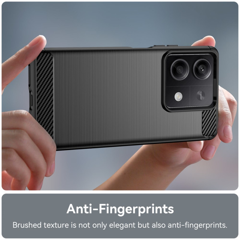 Protectores para celular  para Xiaomi  Redmi Note 13 5G Funda de tpu fibra de carbono Negro